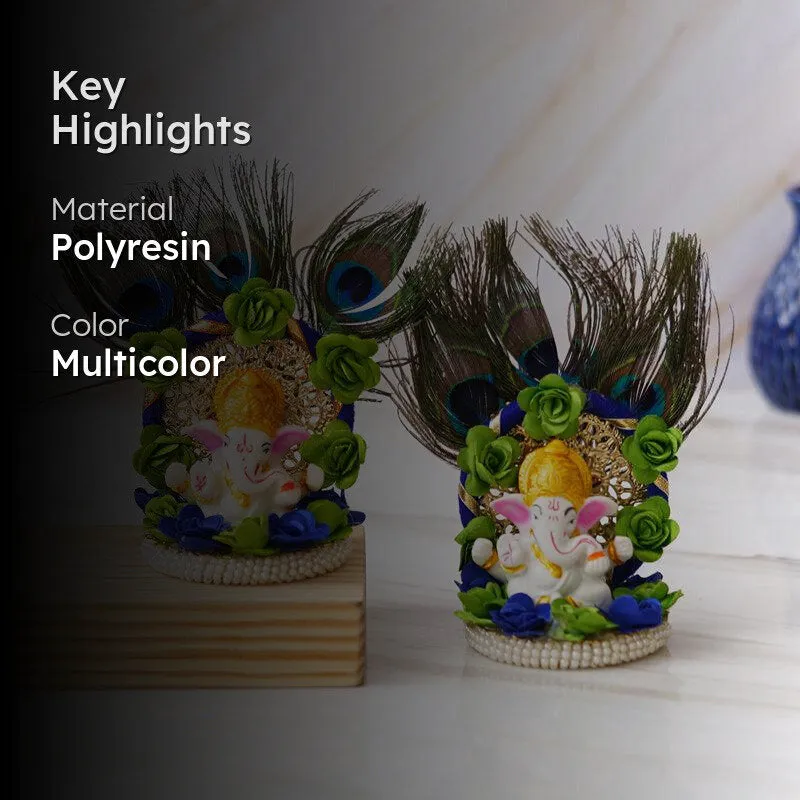 Vakratund Mayoora Idol - Set Of Two media 2