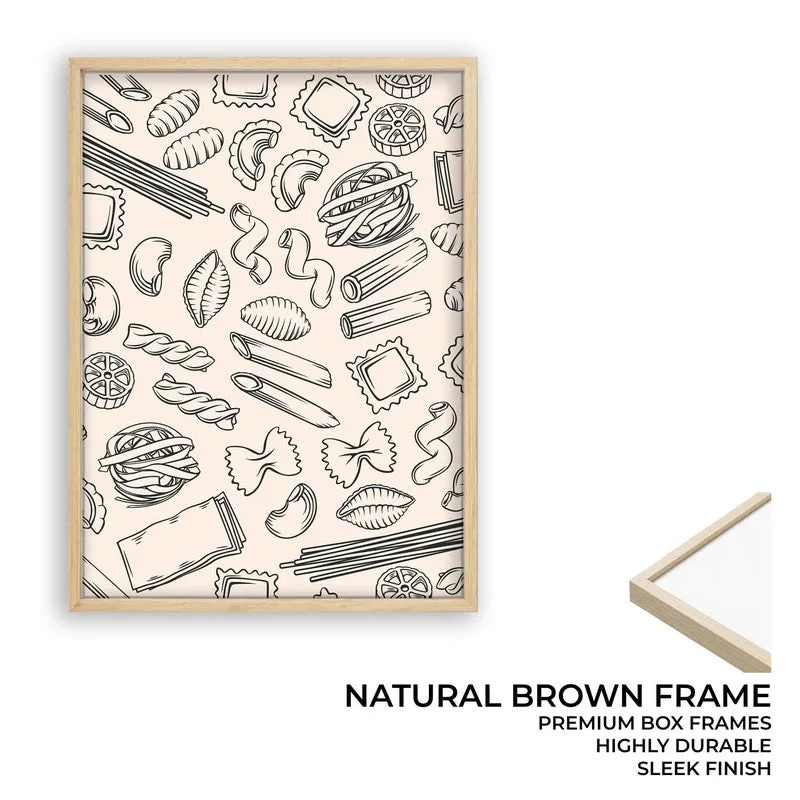 CulinaryDoodle Archival Canvas Wall Art - Brown media 9