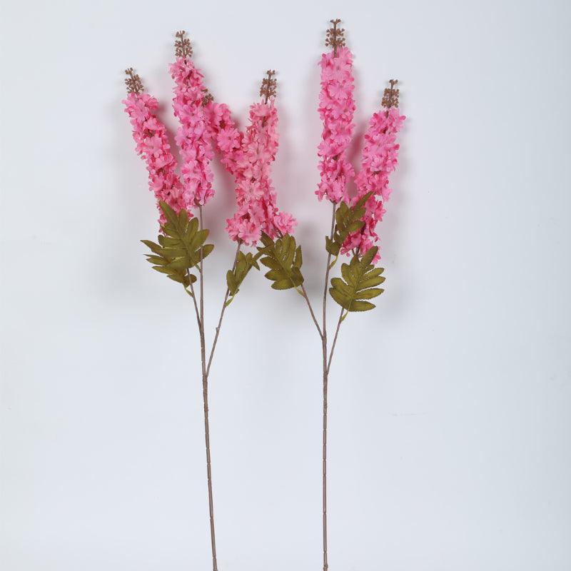 Faux Lily Larkspurs Bloom Bunch (Dark Pink) - Set Of Three media 3