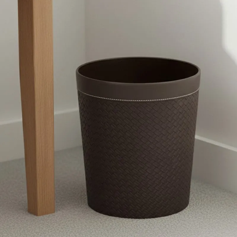 AarviDecor VerveBin Faux Leather Dustbin media 5
