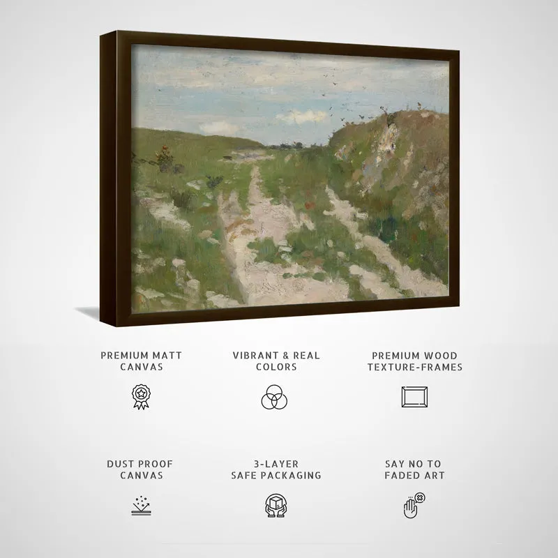 Mountain Paths Wood Wall Art With Frame - Black media 5