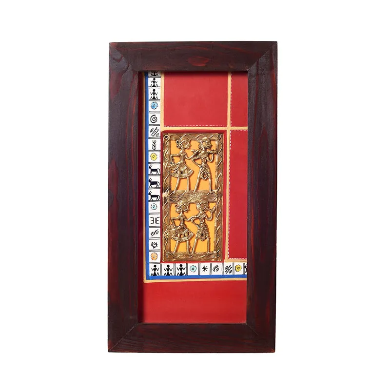 Paramparika Brass & Wood Wall Accent media 3