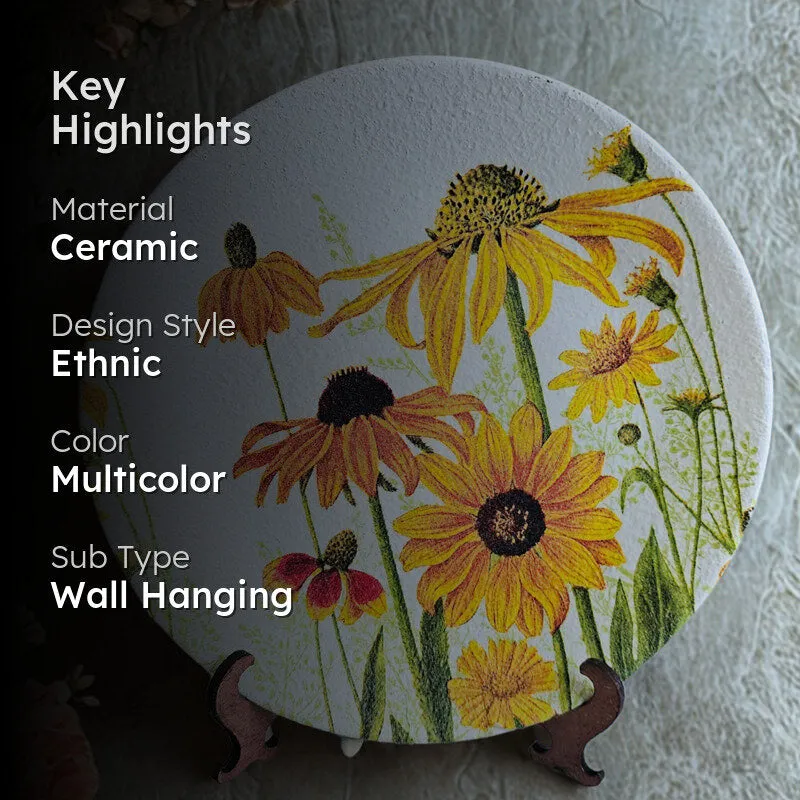 Sunflower Field Decorative Plate media 2