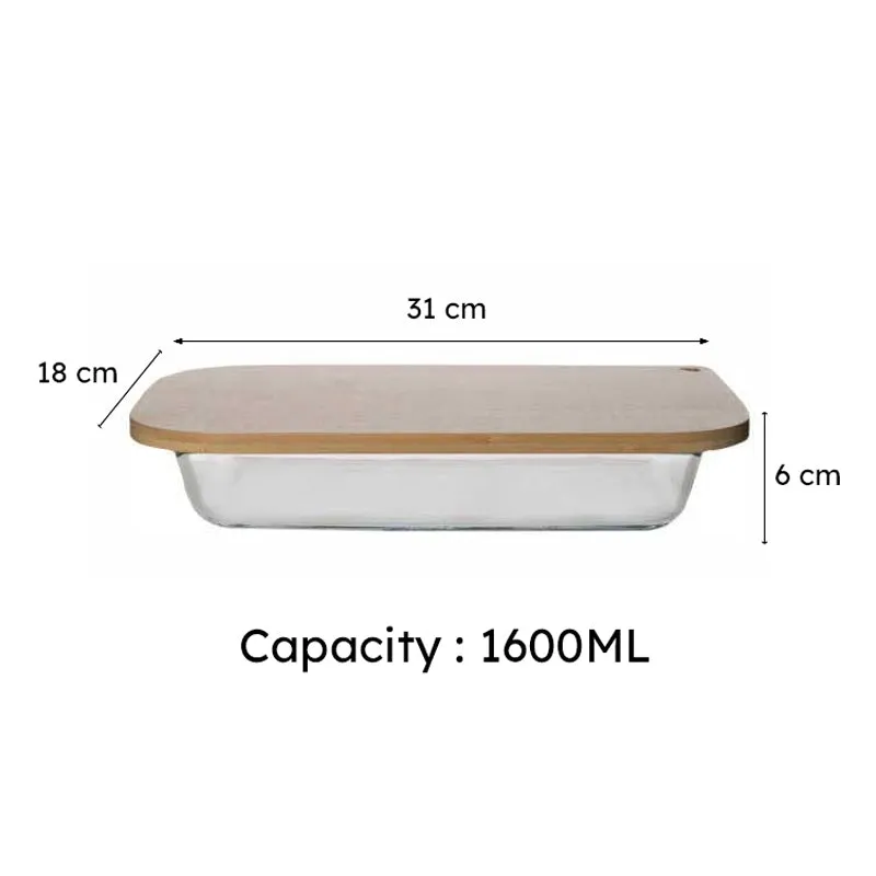 Bakezo Baking Tray With Wooden Base media 7