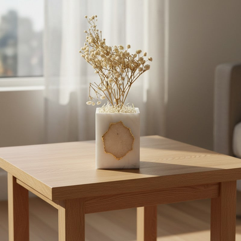 The Bloomline Marble Vase