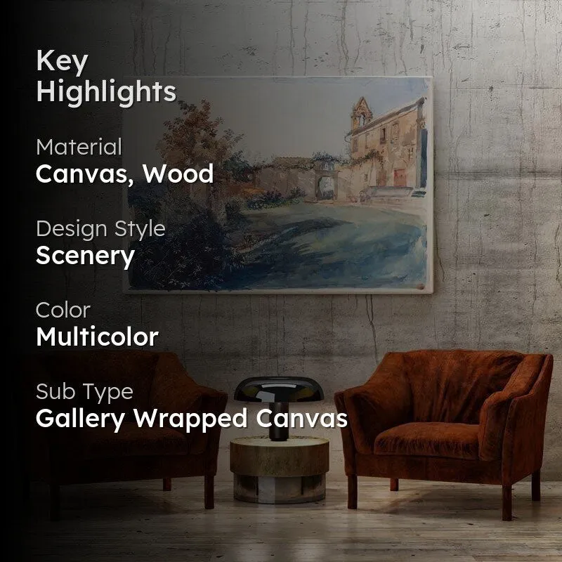 The Evening Canvas Wall Painting - Gallery Wrap media 2