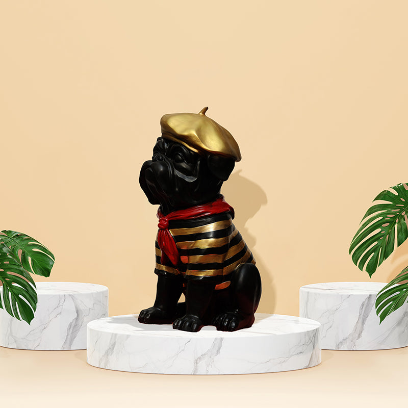 Dapper Pupper Polyresin Showpiece