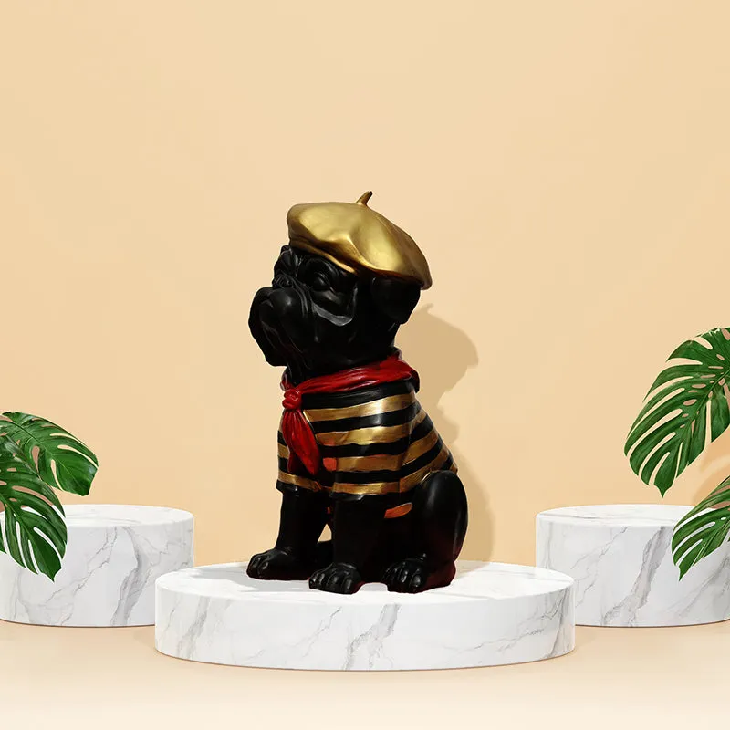 Dapper Pupper Polyresin Showpiece media 1