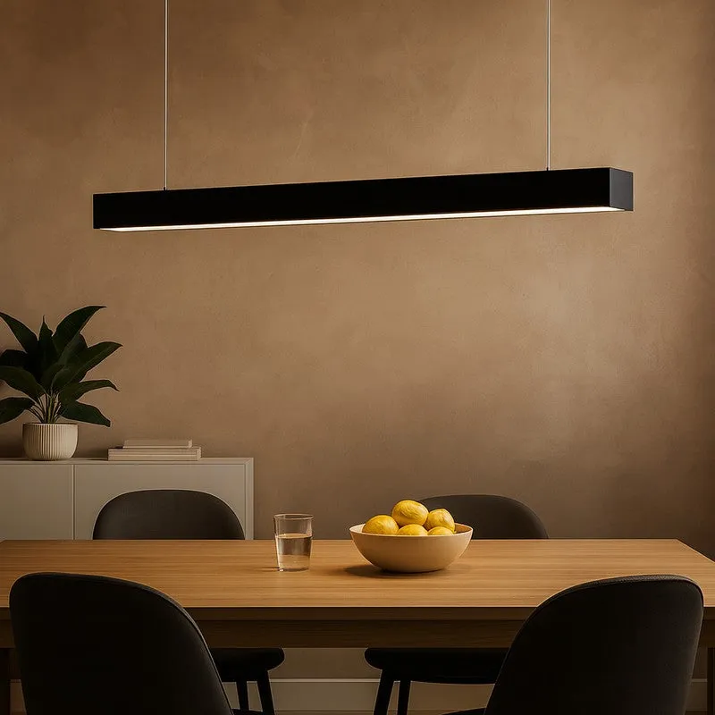 Modern Linea Aluminum Ceiling Lamp media 1