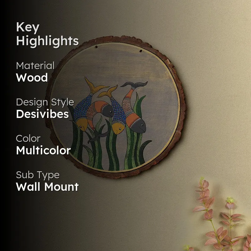 Matsya Vaahini Wooden Wall Accent media 2