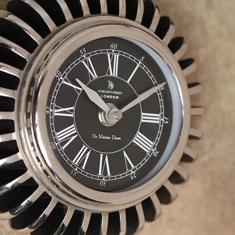 EdgeSculpt Table Clock - Silver media 7