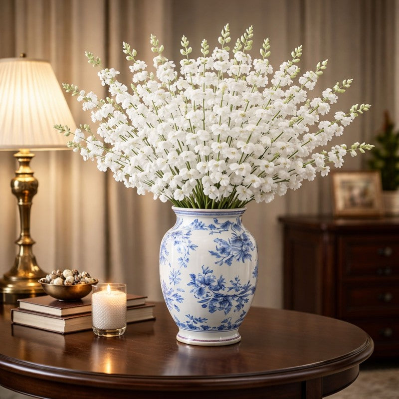 Lysara Artificial Flower (White) - Set Of Four