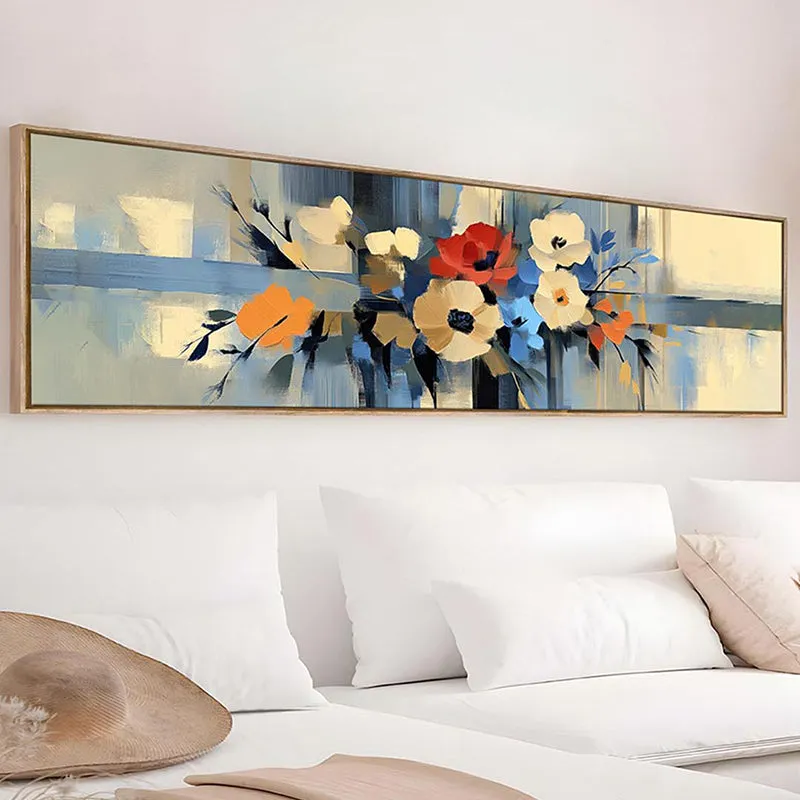 Vibrant Poppies Canvas Wall Art With Frame media 3