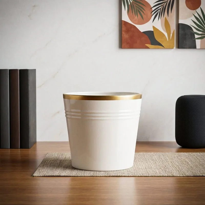Elno Dola Planter (White) - Set Of Three media 1