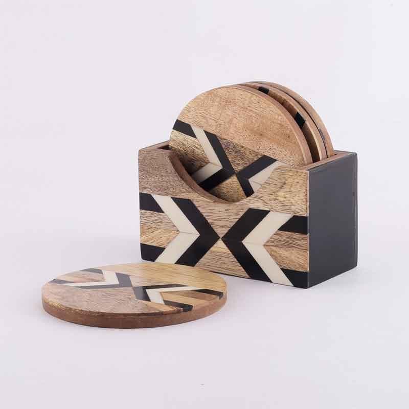 Teer Wooden Coaster - Set Of Four media 6