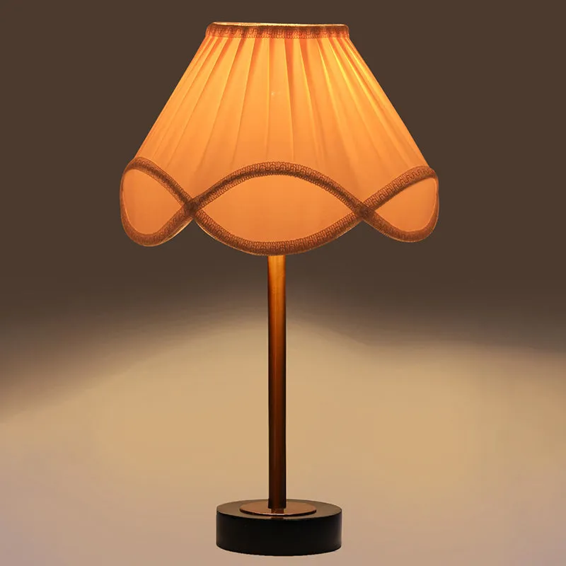 Valencia Rodin Wooden Table Lamp - OffWhite,Copper,Black media 6