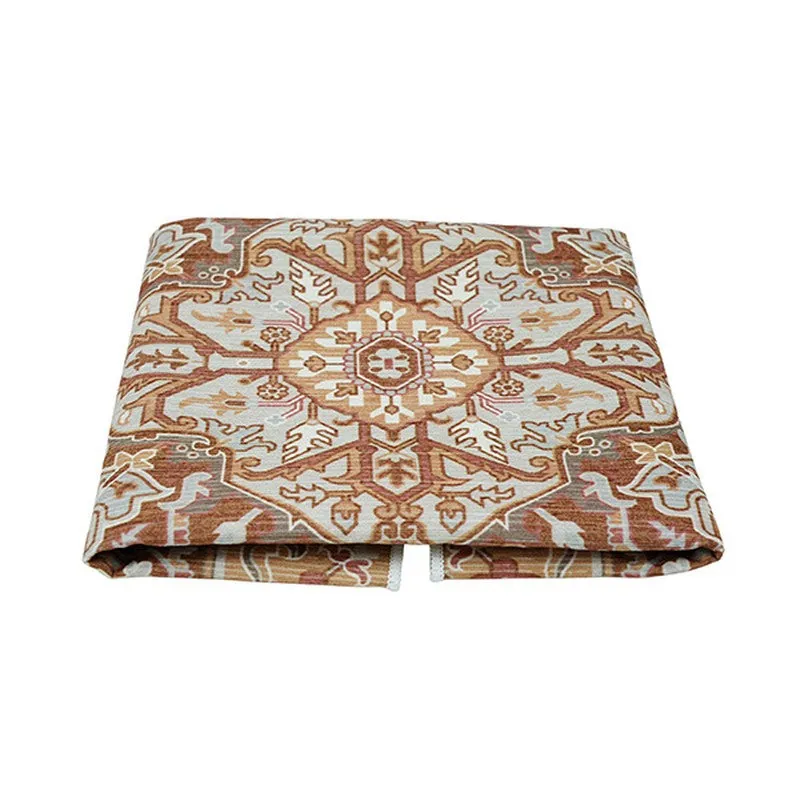 Mehrab Royal Prayer Mat (Brown,Yellow) - 550 GSM media 8