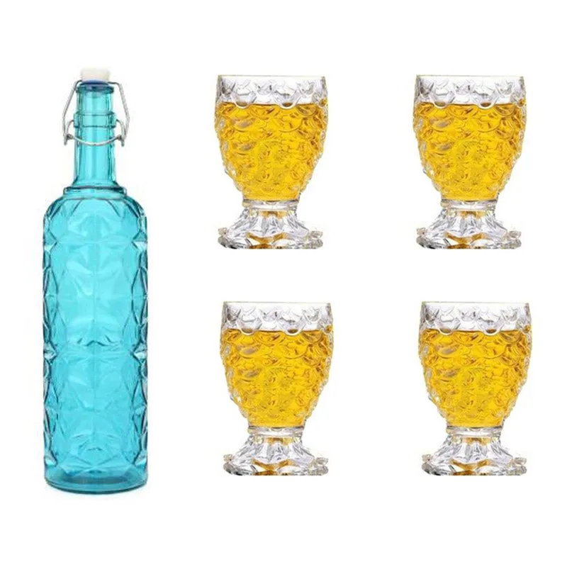 Raphae 1000 mL Water Bottle With 140 mL Glasses - Five Piece Set media 3