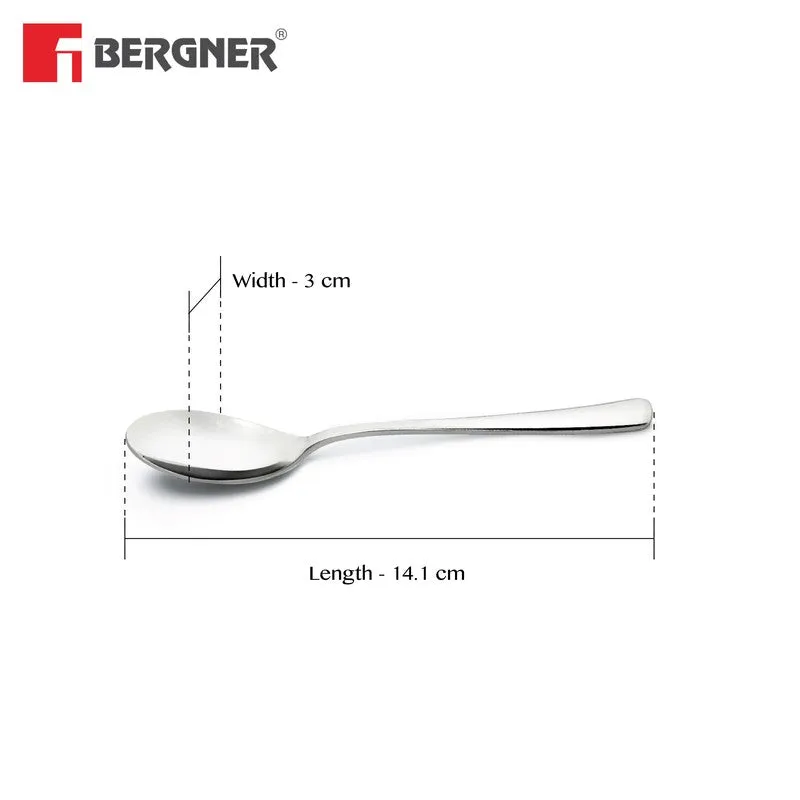 Lucia Stainless Steel Tea Spoon - Set of Six media 9