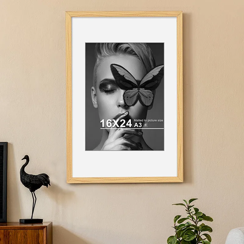 Erato Wooden Photo Frame - Beige media 7