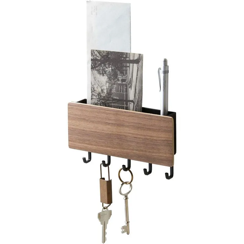 Onio Wooden Key Holder - Brown media 3