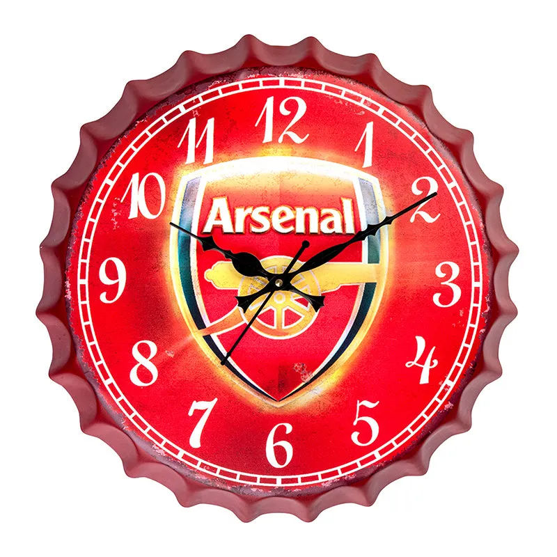 Arsenal Bottle Cap Wall Clock media 7