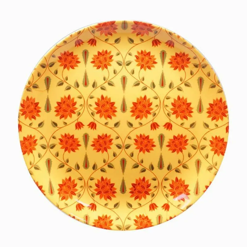 Day Bloom Decorative Plate - Yellow media 4