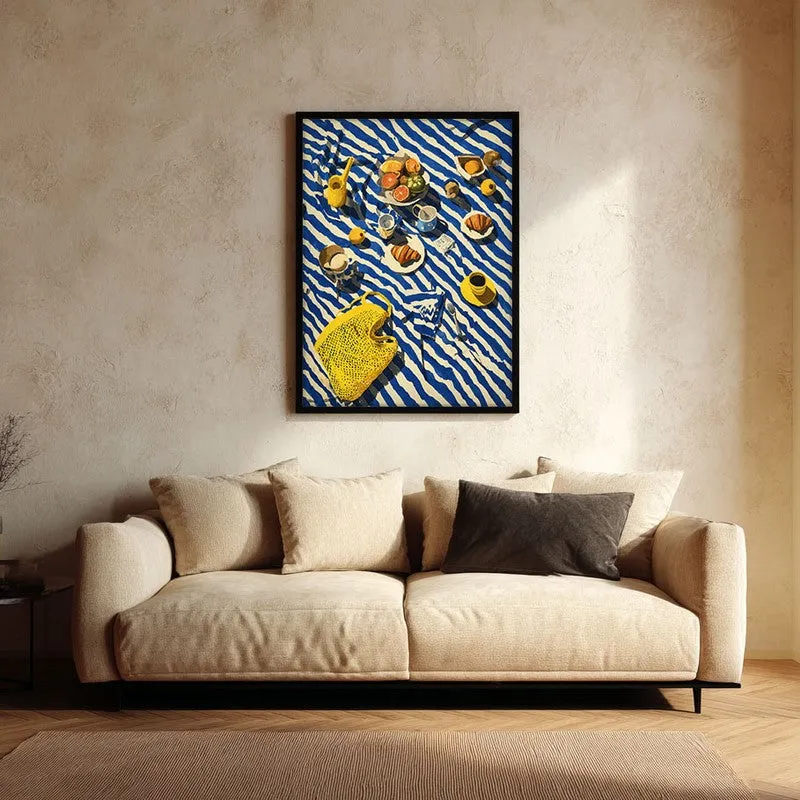 Bistrova Canvas Wall Painting With Black Frame media 1