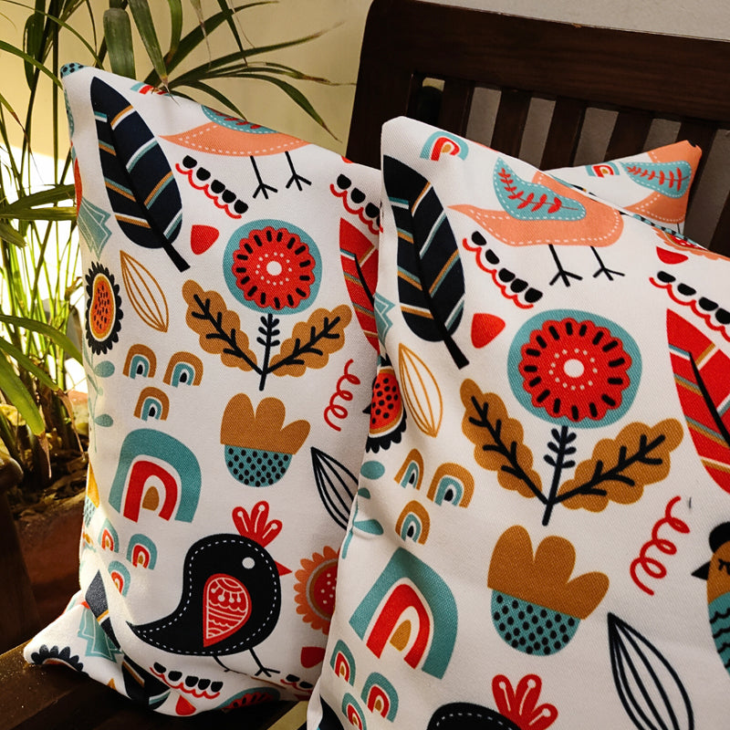 Doodle Muse Cushion Cover - Set Of Two media 4