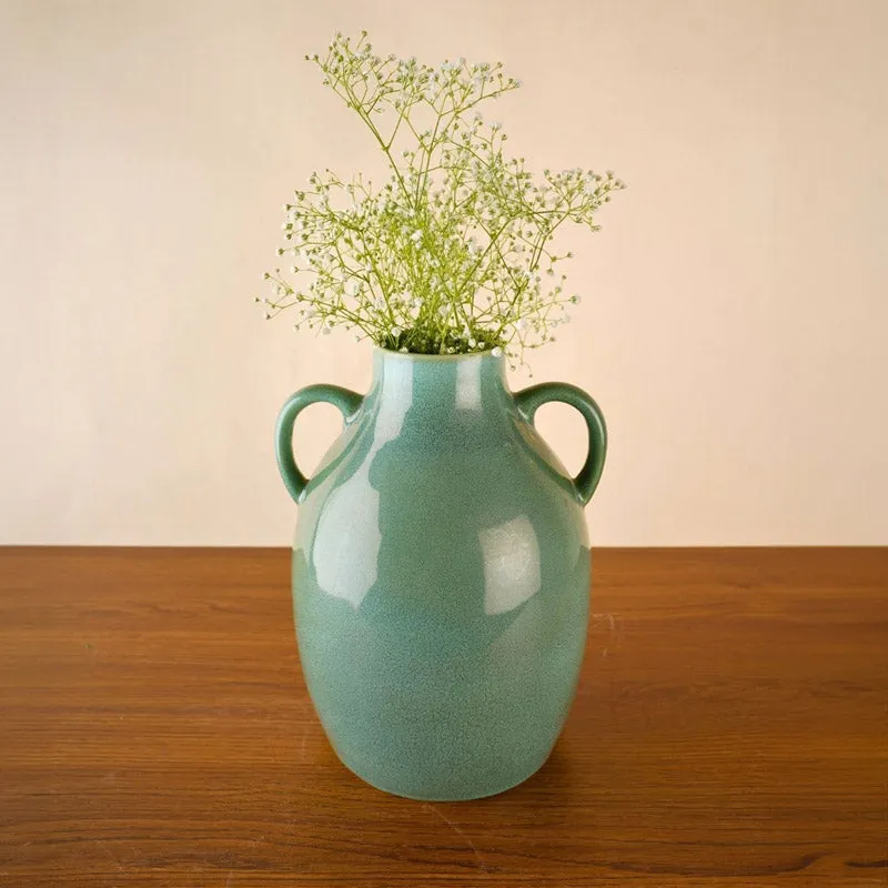 Starsa Ceramic Vase - Green media 1