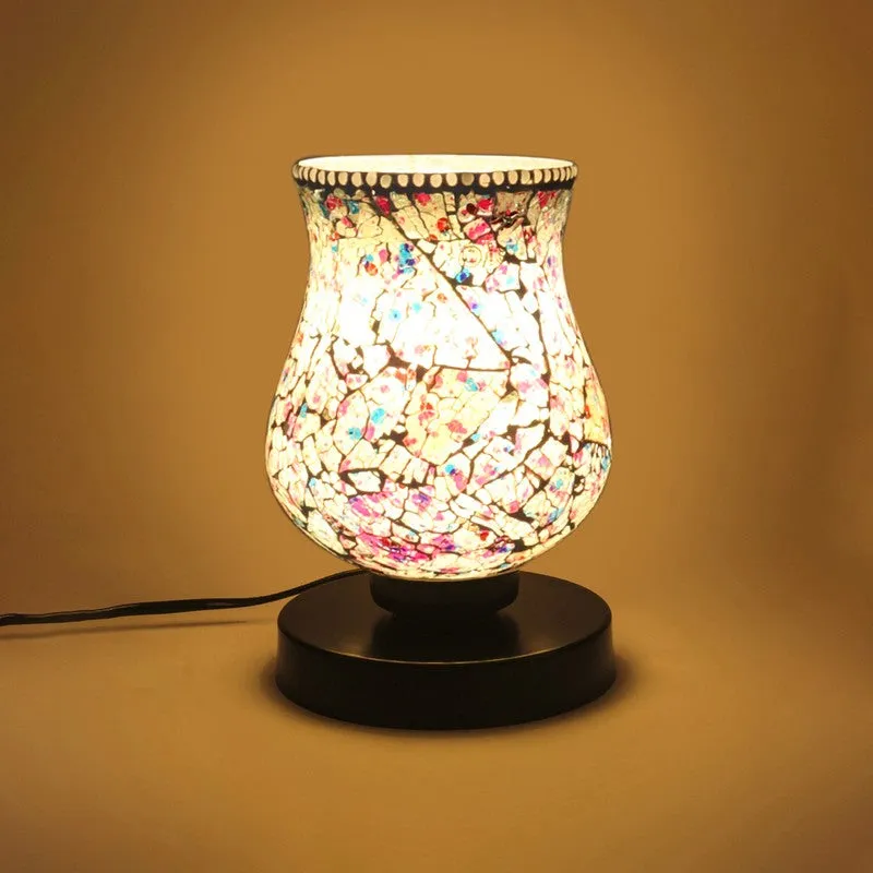 Aurine Mosaic Glass Table Lamp - Multicolor media 5