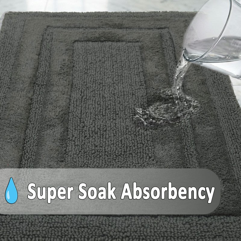 PureStep Cotton Runner Rug - Gery media 6