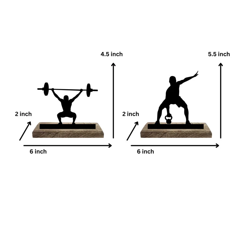 Weightlifters I Showpiece - Set Of Two media 5