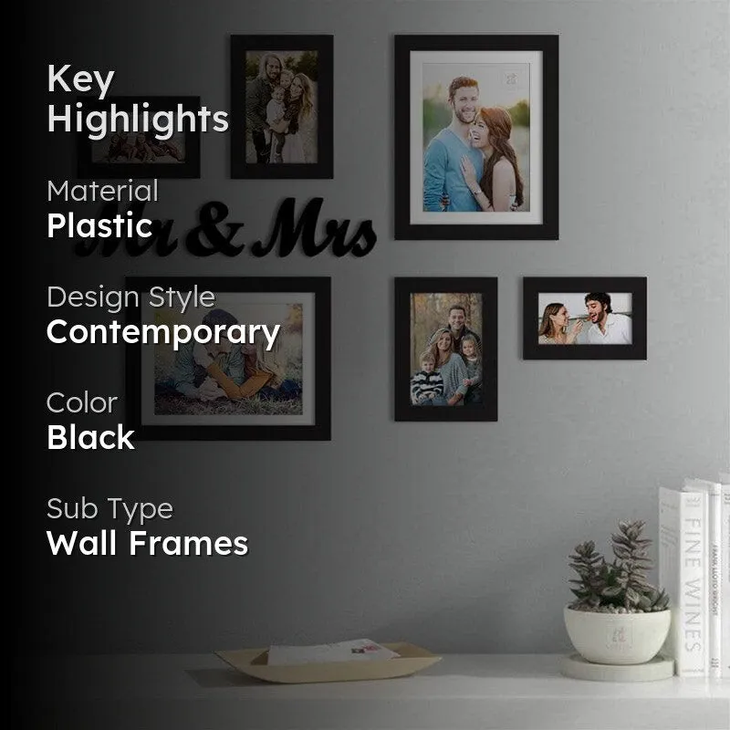 Mr & Mrs Forever Photo Frame - Set Of Seven media 2