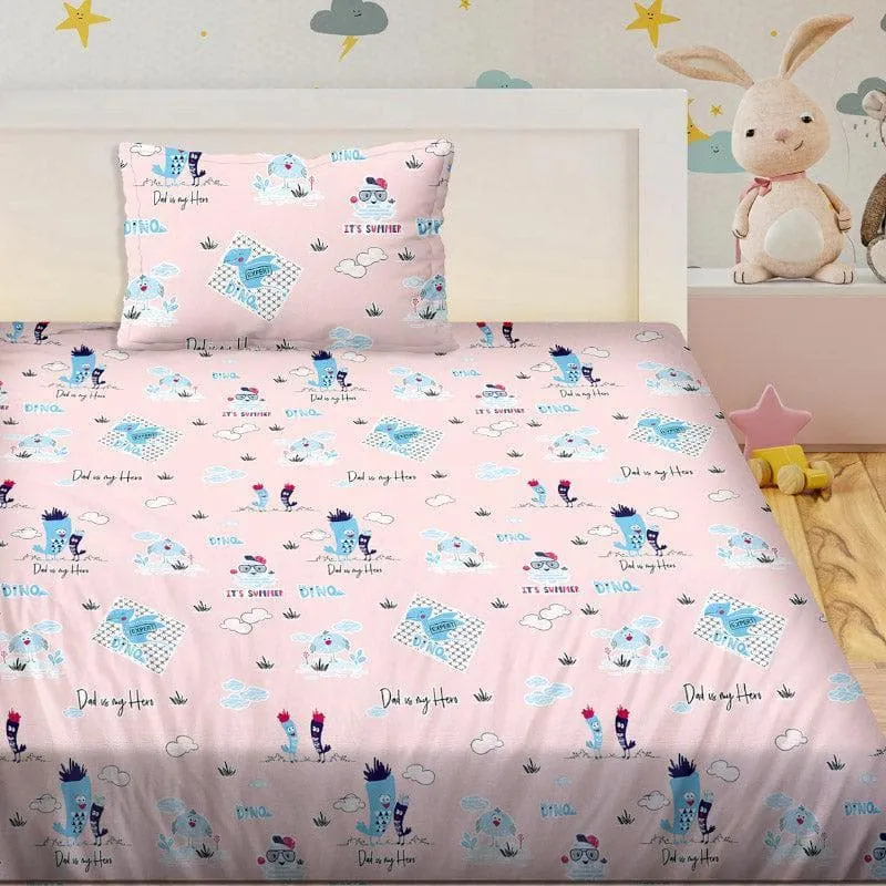 Dino World Cotton Bedsheet - 180 TC media 3