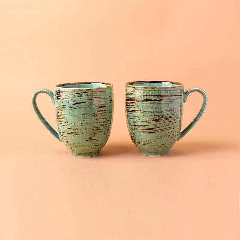 Sonoran Porcelain Coffee Mug (300 mL Each) - Set of Two media 1