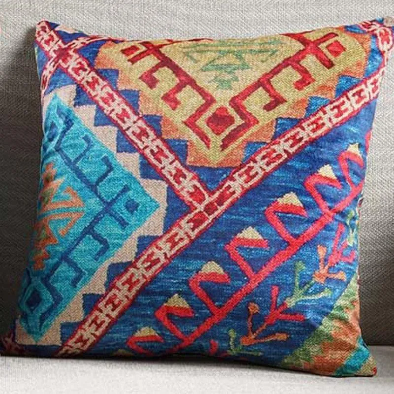 Swayam Royal Rangoli Polyester Cushion Cover - Set Of Two media 4