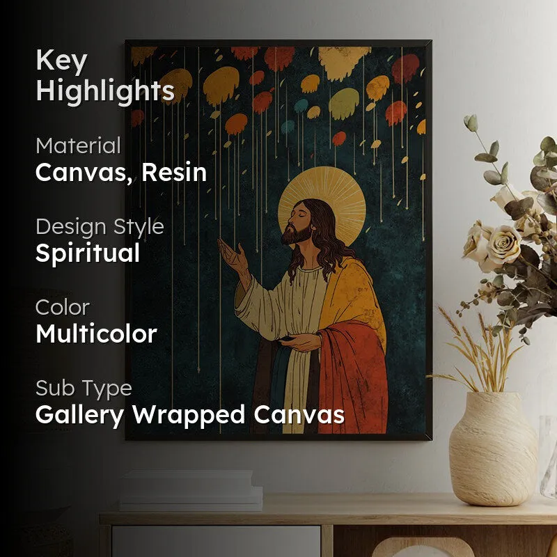 Colors Of Christ Wall Art With Resin Frame media 2