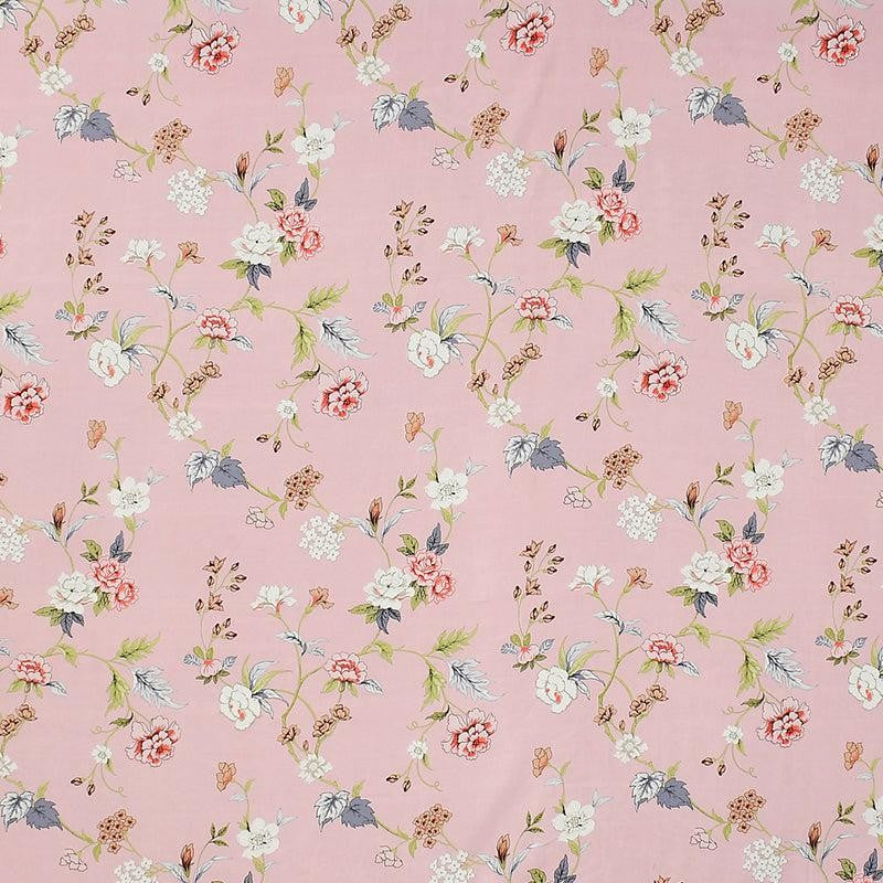 Cicely Floral Microfiber Bedsheet (Pink) - 130 GSM media 5