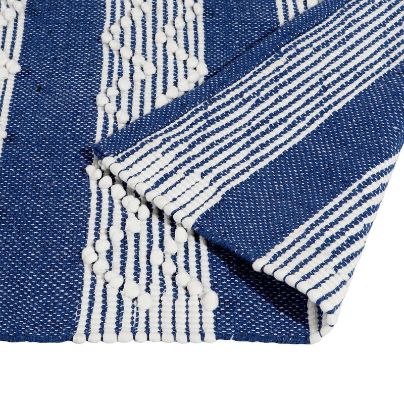 Weavax Cotton Runner Rug - Blue media 4