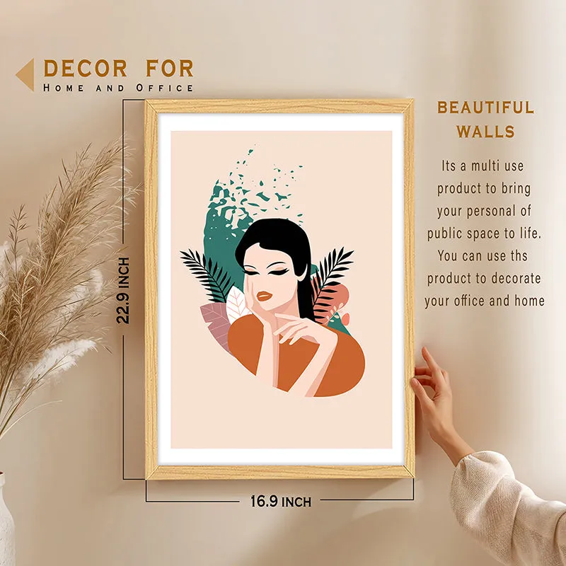 Woman In Spring Wall Art media 5