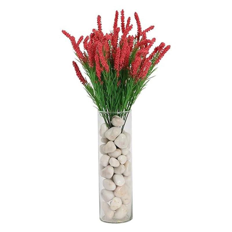 Faux Hogla Millet Grass Bunch (Dark Pink) - Set Of Three media 4
