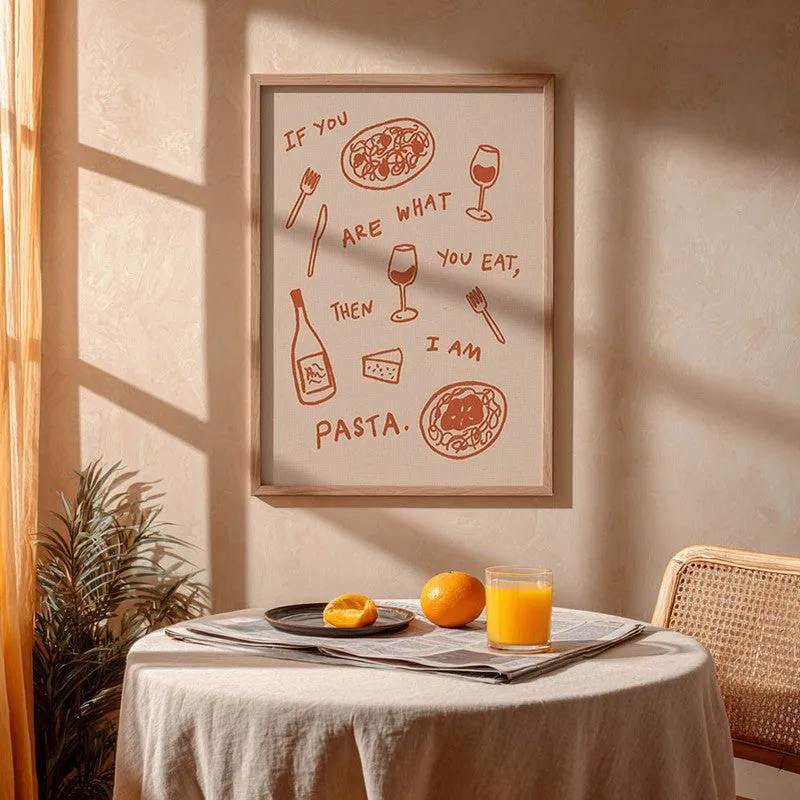 Redplush Barline Archival Canvas Wall Art - Brown media 4