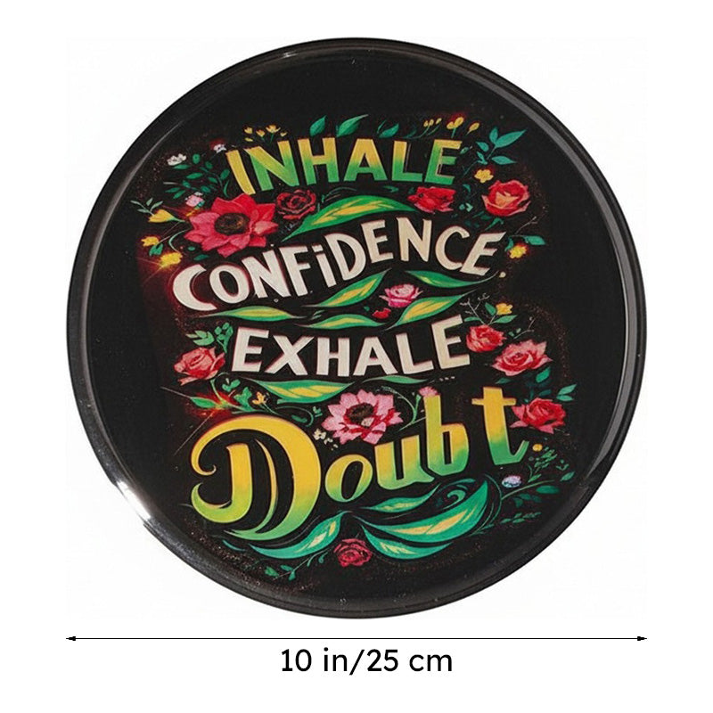 Calypsa Inhale Confidence Printed Metal Wall Plate media 7