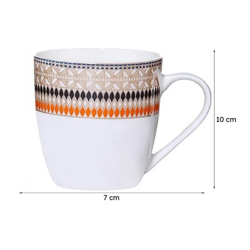 Sonaki Theara Ethnic Bone China Tea Cup (180 mL Each) - Set Of Six media 6