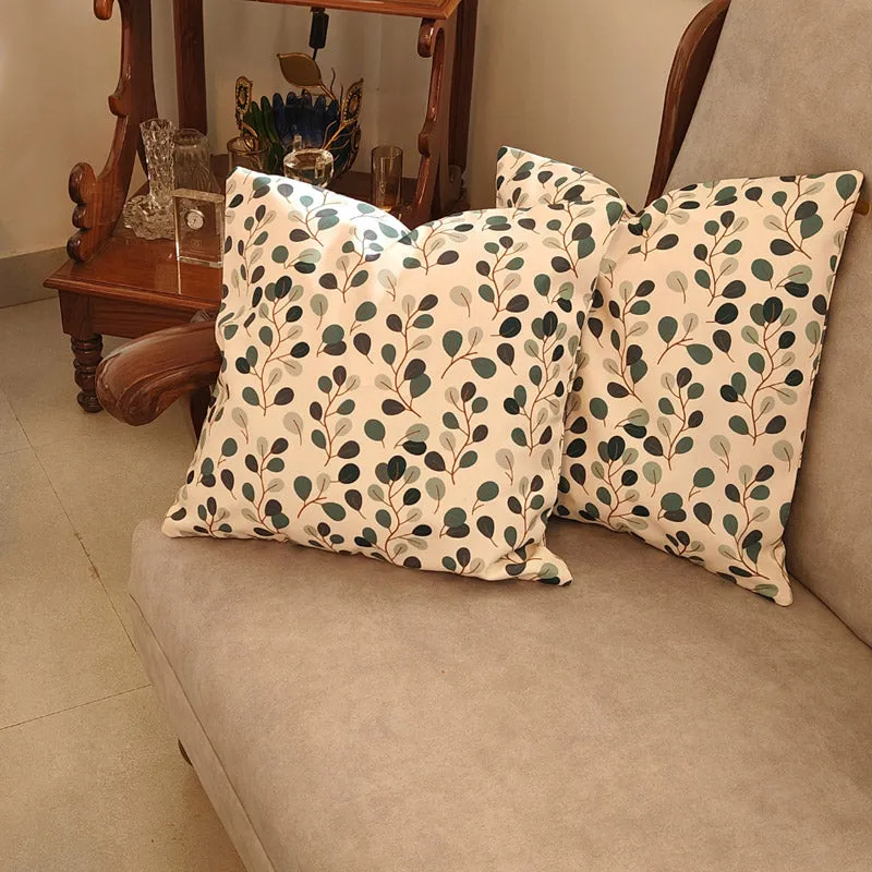 Exora Bloom Poly Canvas Cushion Cover - Set Of Five media 2