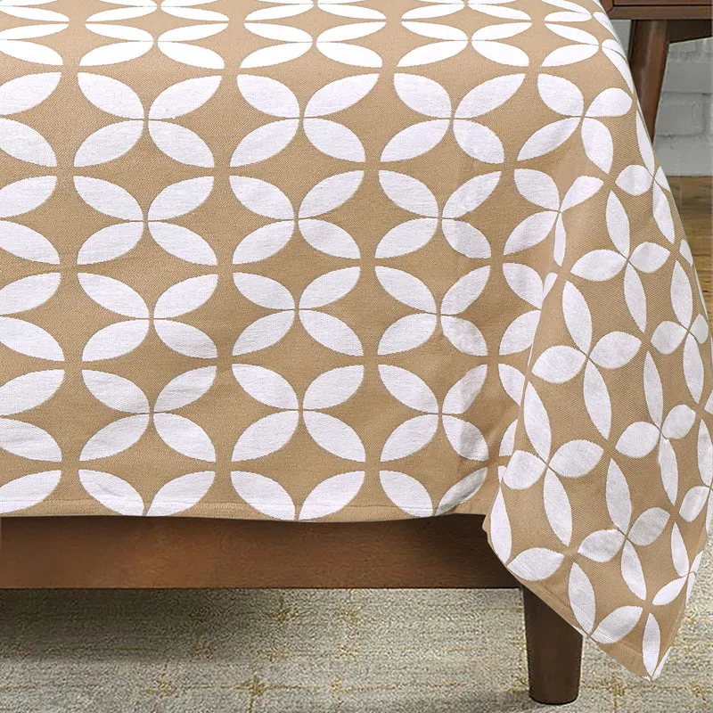 Saral Home Dhadki Cotton Bedsheet (Beige) - 150 TC media 3