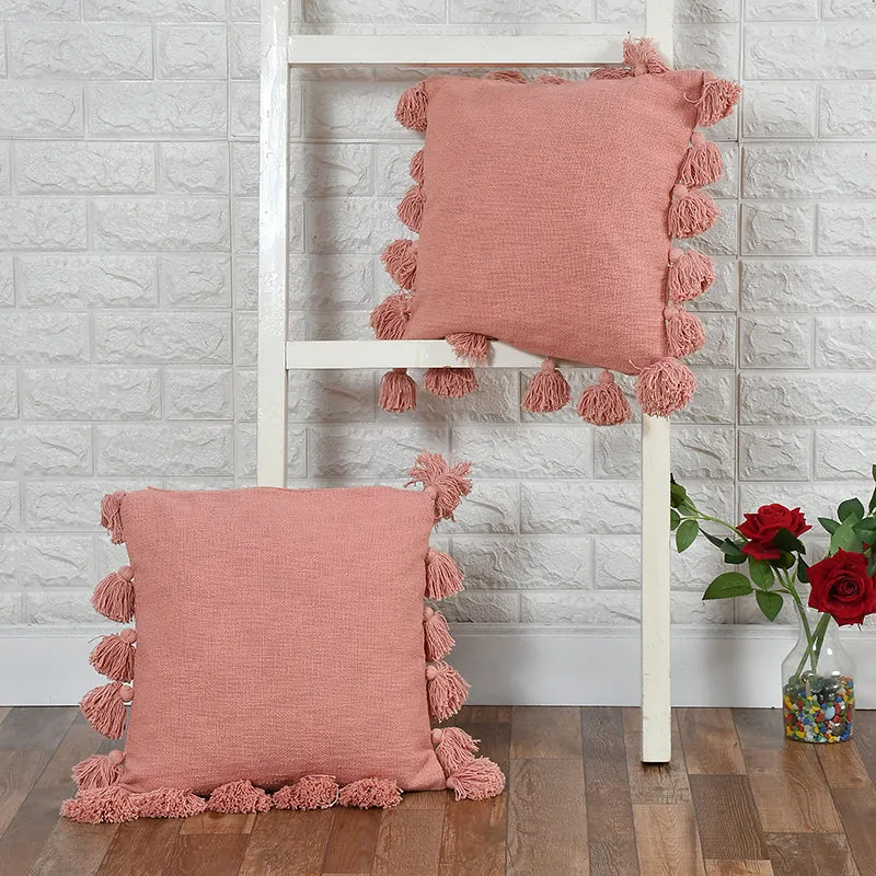 Tassia Cushion Cover (Pink) - Set Of Two media 2