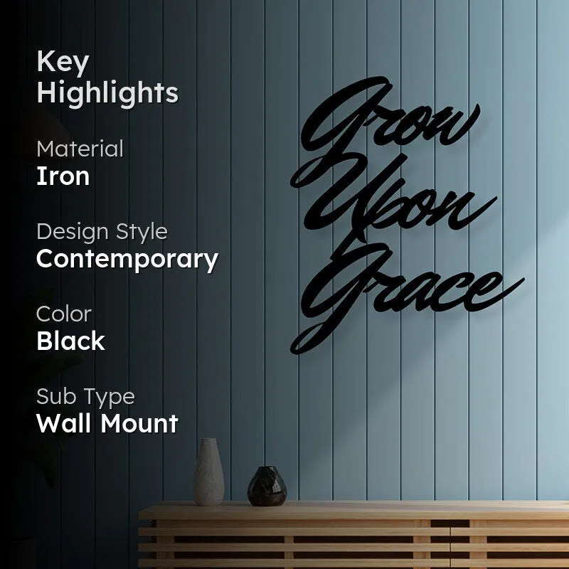 Grow Grace Iron Wall Accent media 2