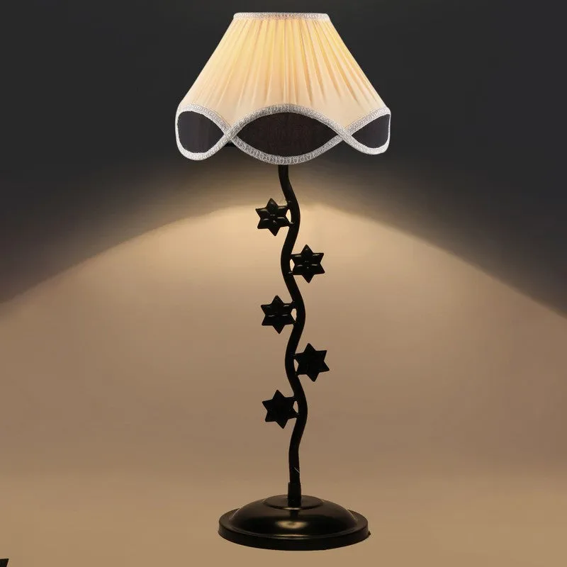 Supernova Cotton Table Lamp With Iron Base - White media 5